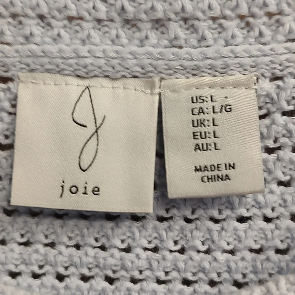 Joie Crochet Open Weave Sweater size Large - Picture 2 of 5
